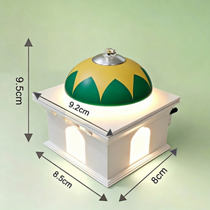 Haut-parleur Coran mural avec veilleuse LED, commande par bouton, lecteur Coran numérique rechargeable, cadeau islamique décoratif pour la maison - Product Image 2