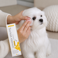 Zourunan 90g Esencia Sin Lágrimas Específica para Mascotas, Limpieza Suave y No Irritante para el Área de los Ojos, Sin Manchas de Lágrimas, Para Razas de Pelaje Blanco, Venta al por Mayor OEM
