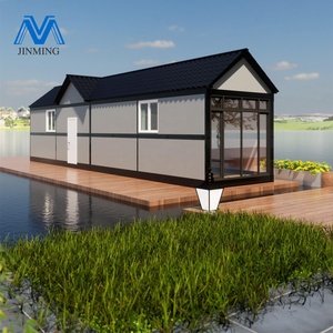 Casa contenedor plegable para refugio frente a la playa o montaña Casa contenedor plegable de 20 pies con baño - Product Image 1