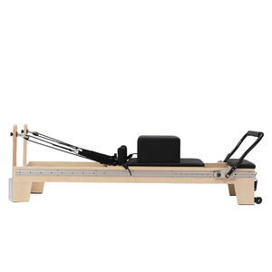 Machine de Pilates Reformer à prix abordable pour usage domestique et musculation, avec lit coulissant à rail <span class=keywords><strong>complet</strong></span> en bois d'érable, idéale pour <span class=keywords><strong>studio</strong></span> de yoga - Product Image 6