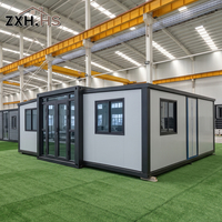 Maison conteneur extensible de 20 pieds à installation rapide avec conception pliable étanche pour appartements et hôtels