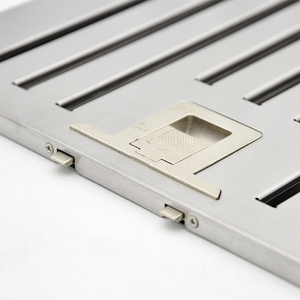 Thép không Gỉ Dầu Mỡ <span class=keywords><strong>Baffle</strong></span> Mui Xe Tấm Bộ Lọc Thay Thế Cho Khói Trên Bán - Product Image 5