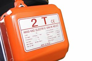 Teknik Tinggi Kerekan Rantai Listrik 3 Fase 1 Ton Kerekan Manusia - Product Image 3