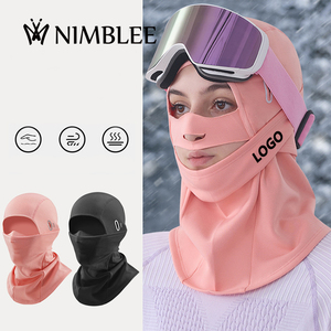 Maschera da Sci con Logo Personalizzato, per Attività all'Aperto, Motociclismo, Ciclismo, Traspirante, Antivento e Antifreddo, Maschera Termosensibile - Product Image 1