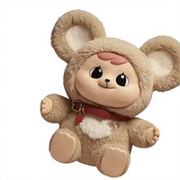 Souris de bureau AI mignonne, boîte mystère officielle de 400 pièces, jouet de bureau en PVC tendance, figurine de collection, cadeau du Guangdong