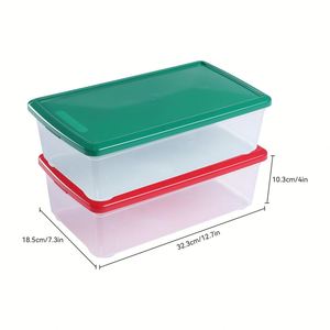 Set 17 Modern Square Clear Plastic Injection Molded Storage Jars Kitchen Organizer Grains Beans Fresh Food Refrigerator Sealed - Product Image 2