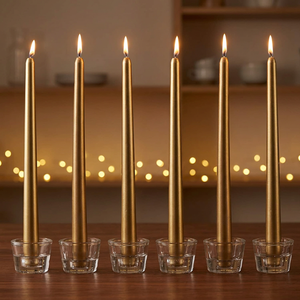 Candelabro de Aluminio Hecho a Mano, Ligero y Resistente al Calor, Elegante Soporte Decorativo para Velas, para Decoración del Hogar y Comedor - Product Image 2