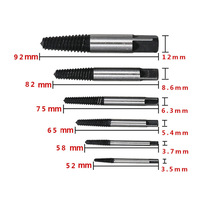 Extracteur de vis cassées et endommagées, lot de 5 pièces, fourni par l'usine chinoise