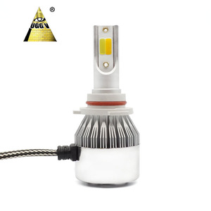 Lampadine LED <span class=keywords><strong>C6</strong></span> 72W 7600LM Premium COB chip, raffreddamento silenzioso, costruzione di tipo OEM, H7 H11 9005 9006 Plug & Play - Product Image 1