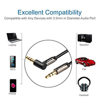 Kabel Audio Aux Stereo 3.5mm Male-Male Fleksibel dengan Selubung PVC dan Jalinan Kawat Tembaga Khusus untuk TV, Laptop, DVD, Ponsel, dan Penggunaan di Rumah