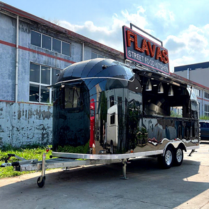 Tam Catering donanımlı mobil kahve Bar römorkları gıda kamyon Hot Dog sepeti paslanmaz çelik gıda römork - Product Image 1