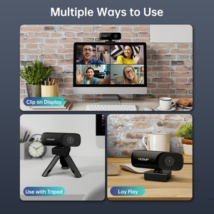 <span class=keywords><strong>Webcam</strong></span> Full HD 1080P, caméra USB, grand Angle, mise au point automatique, <span class=keywords><strong>Webcam</strong></span> PC - Product Image 5
