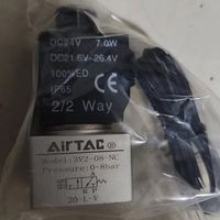 Régulateur AirTAC Original Authentique 3V2-06-NC/3V2M-NO/3V2MNC/3V2-08-NC/3V2M-NC/3V2MNCB (3/2 Voies) à Action Directe Corps en Alliage d'Aluminium