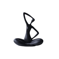 Modèle de personnage créatif en résine moderne, décoration d'intérieur, ornement de bureau, sculpture abstraite pour table