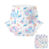 OEM Couche-culotte ABDL pour adultes et adolescents, douce, rose, à motifs de dessins animés, confortable, pour usage quotidien, vente en gros