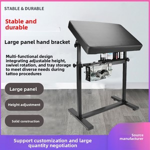 ที่วาง<span class=keywords><strong>มือ</strong></span>สักลายอเนกประสงค์ ปรับระดับได้ แผ่นรองขนาดใหญ่พิเศษ <span class=keywords><strong>เสริม</strong></span>โครงโลหะ พับเก็บได้ ปรับความสูงได้ น้ำหนัก 7.1 กก. - Product Image 2