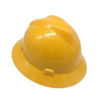 Casque de protection en fibre de carbone à large bord casque de sécurité minier standard américain