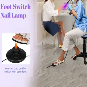 Lampe UV LED pour Séchage des Ongles, Séchoir de Bureau pour Gel et Adhésif, Séchage Rapide 5W avec Tête Réglable et Pédale - Product Image 3