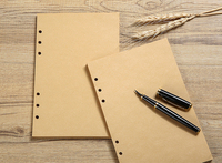 A5 A6 6 anneaux, papier à insérer, 90 pages, feuilles mobiles, recharge pour carnet de notes, planificateur mensuel et hebdomadaire, classeur budgétaire, rechargeable, créatif