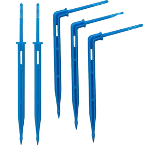 Sistema di irrigazione <span class=keywords><strong>a</strong></span> <span class=keywords><strong>goccia</strong></span> <span class=keywords><strong>per</strong></span> serre e giardini con freccia in plastica, gocciolatore <span class=keywords><strong>a</strong></span> gomito curvo <span class=keywords><strong>per</strong></span> irrigazione mirtilli - Product Image 1