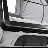 Tente de toit rigide en aluminium Starry Sky avec lanterne, 210x140cm, en tissu Oxford 900D imperméable, pour SUV 4x4 tout-terrain