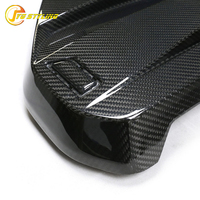 Couvre-moteur en fibre de carbone sèche à clipser pour BMW G87 M2 G80 G81 M3 G82 G83 M4, véritable couvre-moteur en carbone