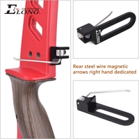 Repose-flèches arrière Elong Outdoor en alliage d'aluminium pour arc classique et arc recurve, accessoires de tir à l'arc, repose-flèches magnétique