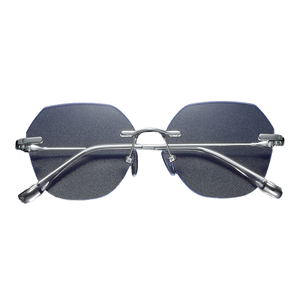 Lunettes Rectangle Rétro Vintage en Métal pour Homme et Femme, <span class=keywords><strong>Correction</strong></span> <span class=keywords><strong>Optique</strong></span> de la Myopie, Blocage de Lumière Bleue, Unisexe - Product Image 1