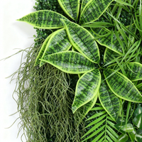 Panneau mural artificiel en buis vert pour décoration intérieure, 50x100cm, pour la maison, le bureau, le magasin