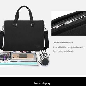 Nylon Business <b>Laptop</b> Tote Briefcase, Crossbody Shoulder Handbag, High Quality Messenger Bag for Men. - Product Image 3