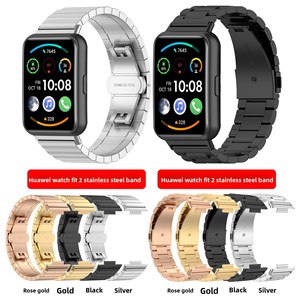 Bracelet de remplacement élégant et réglable en métal Trendybay Precision Connector pour Huawei Watch Fit 2, idéal pour un usage quotidien et décontracté - Product Image 3