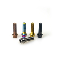 Boulons en titane à tête bombée M6 M8X25mm M5 ODM/OEM, acier Gr5, norme DIN
