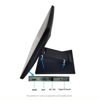 Nouvel écran tactile capacitif de 15 pouces, interface VGA/USB 2.0, étanche IP65, multi-touch, rétroéclairage LED, Wi-Fi 6 pour