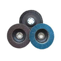 Flap Disc 4.5 Inch Aluminium Oksida Kekerasan Tinggi untuk Penggilingan Logam Penghapusan Cepat