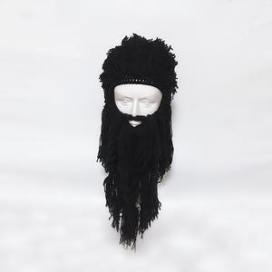 Halloween sauvage <span class=keywords><strong>homme</strong></span> Cosplay <span class=keywords><strong>Pirate</strong></span> Viking barbe Performance Costume <span class=keywords><strong>homme</strong></span> Halloween grossier laine <span class=keywords><strong>perruque</strong></span> chapeau - Product Image 4