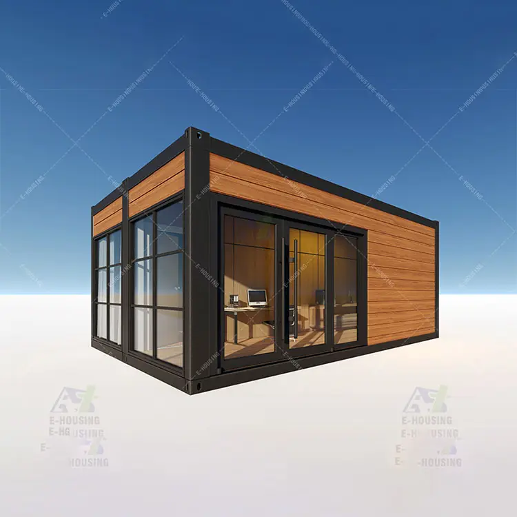 Prefab shipping container house portable flat pack wooden tiny house container house