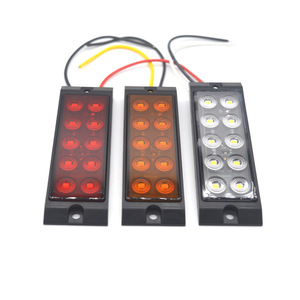 Skyearth <b>LED</b> Truck Side <b>Light</b> 3 Color Optional White <b>Red</b> Yellow 2W 2835 Chip Universal for Cars Truck Taillights - Product Image 1