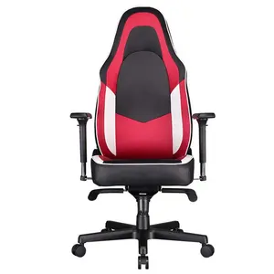 Лидер продаж, регулируемое эргономичное офисное вращающееся игровое кресло для ПК-геймеров Victorage Racing Car Gamer, черное, красное, серебристое, 400 фунтов