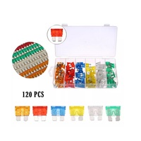 Assortiment de 120 fusibles en aluminium pour voiture, camion, camping-car, SUV, bateau, moto