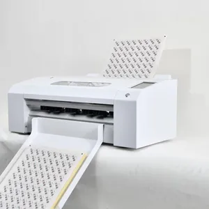 Vulcan Sc-350-Hoja de etiqueta adhesiva de alimentación automática, máquina de corte de etiquetas de velocidad rápida con velocidad de 800 mm/s