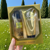 Petit MOQ Coffret Cadeau Parfum avec Brume Corporelle 125 ml et Lait Corporel 125 ml pour Femmes