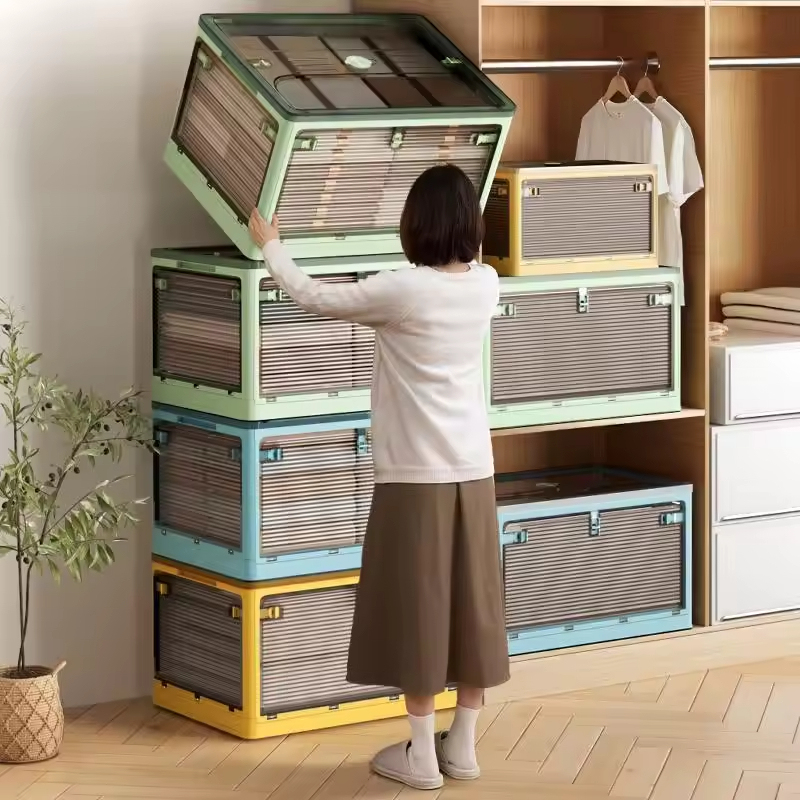 Large Capacity Collapsible Plastic Storage Box