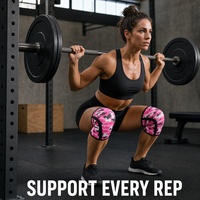 Para Gym personnalisé sport genouillères orthèse néoprène Nylon élastique Compression manchon Powerlifting Deportivas Rodilleras