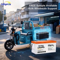 Batterie médicale pour fauteuil roulant 24V100AH 2.4KWh LiFePO4 de qualité automobile, charge rapide, BMS avancé pour tricycle électrique à 3 roues UL
