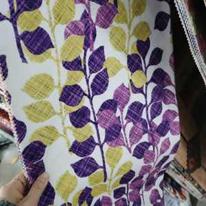 Funda de cojín de tela de rayón estampada, tela de tapicerí<span class=keywords><strong>a</strong></span> de sofá de terciopelo - Product Image 4