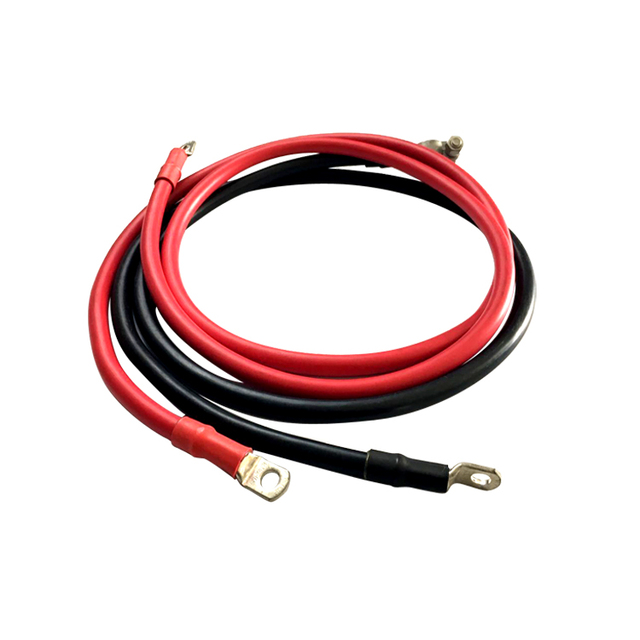 Hot Sold  Tinned Copper Customized Ring Terminal Harness Jumper Cable Battery Inverter Terminal Cable for Automotive Car Truck