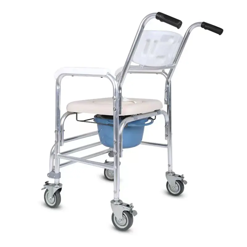 BQ7002B prodotto di vendita caldo sedie da bagno per disabili bagno pieghevole doccia comò sedie a rotelle wc per docce anziane