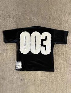 T-Shirt Unisex Oversize in Cotone Vintage Y2K Personalizzabile Nera con Applicazioni Termoadesive e Ricami Designer per <span class=keywords><strong>Uomo</strong></span> - Product Image 3