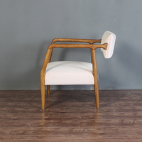 Petite chaise longue moderne en bois massif pour salon et installations de loisirs d'hôtel, canapé individuel en velours