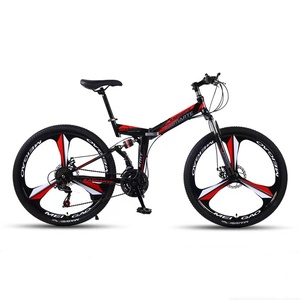 Bicicleta Plegable de 26 Pulgadas, 21 Velocidades, Cuadro de Acero, Freno de Disco, Diseño Moderno, Lista para Enviar - Product Image 2